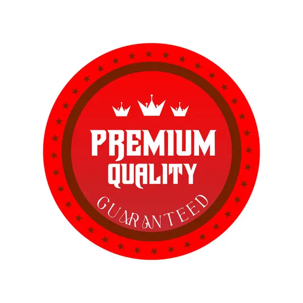  Beyaz Arkaplanda Kırmızı Damga Vektörü Garantili Kalite