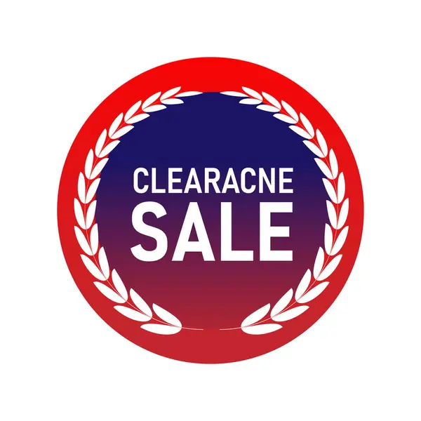 Beyaz Arkaplanda Kırmızı ve Mavi Düz Vektör Rozetli İzin Belgesi