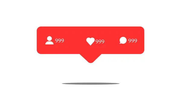 Alpha Channel Hoşlandıkları, Takipçileri, Yorumları, Aboneleri UI Ayarlarıyla Sosyal Medya Karşıtı Animasyon