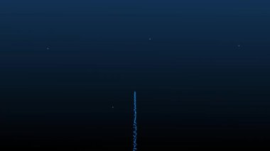 Renkli Havai fişek Animasyon Video Kutlaması Olaylar ve Tatiller İçin Parıltı Efekti