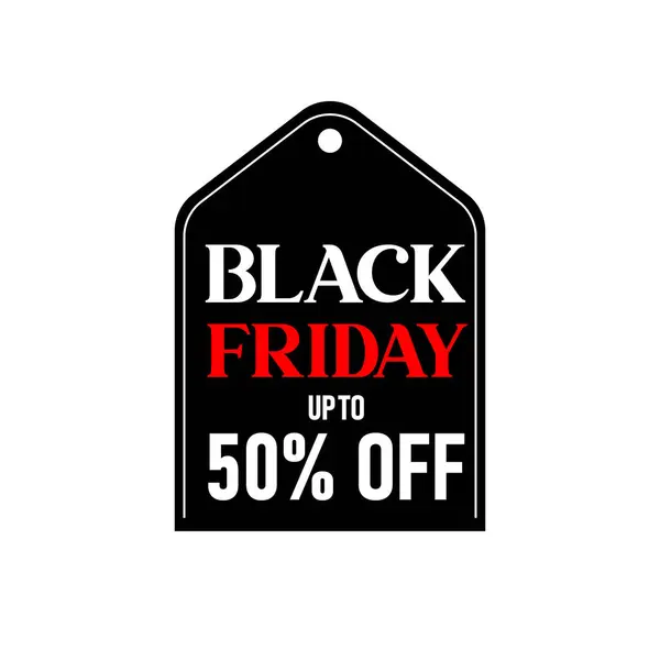 Kara Cuma Etiket Vektörü% 50 indirimli Siyah Etiket Tasarımı Satış ve Tanıtım