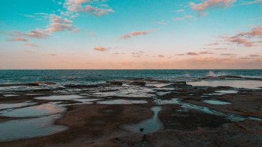 Göz kamaştırıcı okyanus manzarası, Kuzey Sahilleri, NSW, Sydney, AUSTRALYA