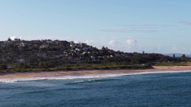 Okyanus manzaralı Sydney banliyöleri, Dee Why, Northern Beaches, NSW, Avustralya