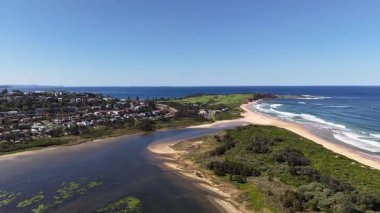 Northern Beaches, Australia, Dee Why Ocean Views, Australian Suburb from above.