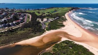 Northern Beaches, Australia, Dee Why Ocean Views, Australian Suburb from above.