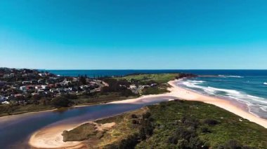Northern Beaches, Australia, Dee Why Ocean Views, Australian Suburb from above.