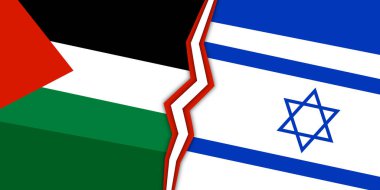Filistin İsrail savaş bayraklarına karşı, savaşı durdurun, soykırımı durdurun