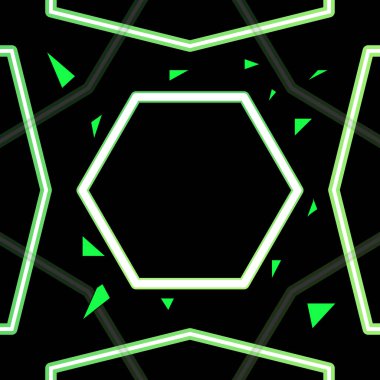 Pentagon Soyut Arkaplan Oyunları, Neon etkisi