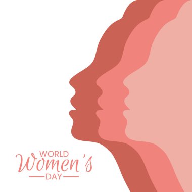 World Women's Day design, 8 March, Poster, Banner, Vector illustration clipart