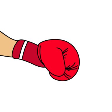 Boks Eldiveni Yumruk Vektör Tasarımı, Clipart, Boks Günü