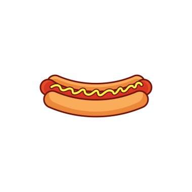 Hotdog Simgesi, Fast Food, Junk food, Clipart