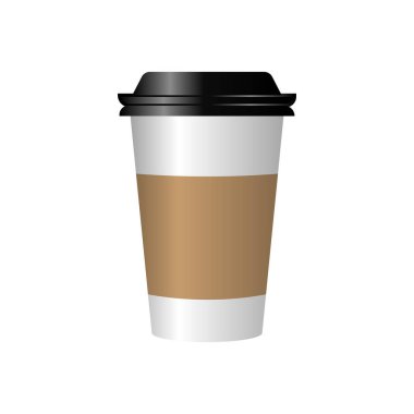 Kahve fincanı model vektör tasarımı