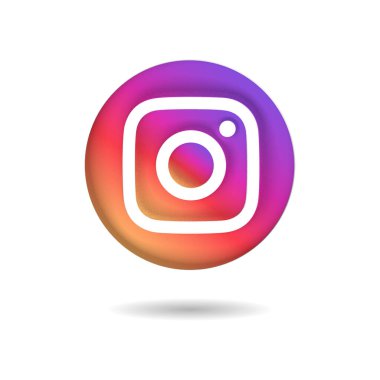 Instagram 3B Çember simgesi