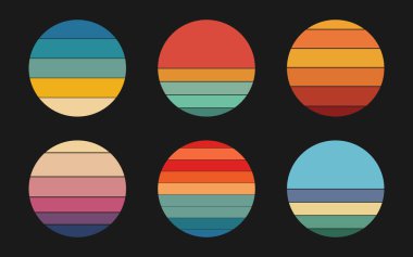 Tişört tasarımı şablonu için geçmişe dönük günbatımı güneş vektörü elementi