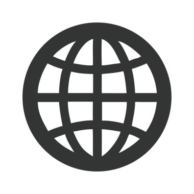 Bu metal internet düğmesinde, web tasarımı ve uluslararası iş dünyası için küresel bir sembol olan 3 boyutlu bir dünya küresi simgesi yer alıyor.