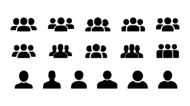 Takım ve profil avatar grafikleri renk seçenekleri ile