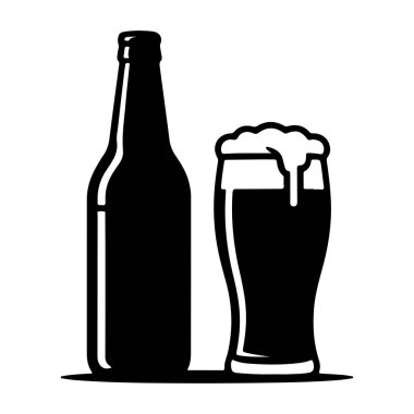 Modern zanaat bira etiketi tasarımı