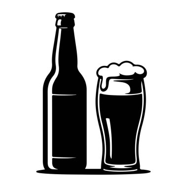 Modern zanaat bira etiketi tasarımı