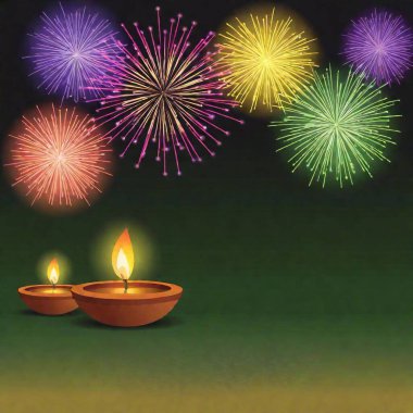 fireworks and firework with the night sky clipart