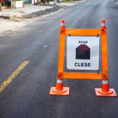 road closure for repair clipart