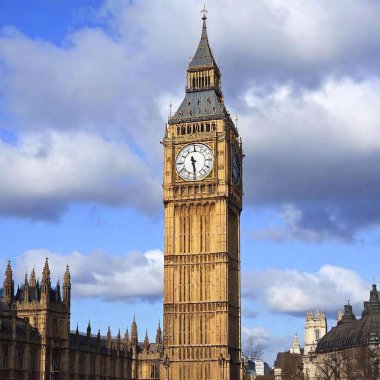 big ben in the city of london, united kingdom. clipart