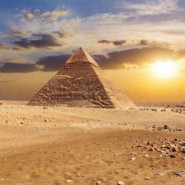 The Great Pyramid of Giza Egypt clipart