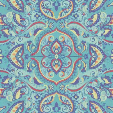 seamless background pattern made of fractals in vector. clipart