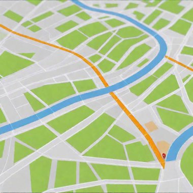 vector illustration of city map background clipart