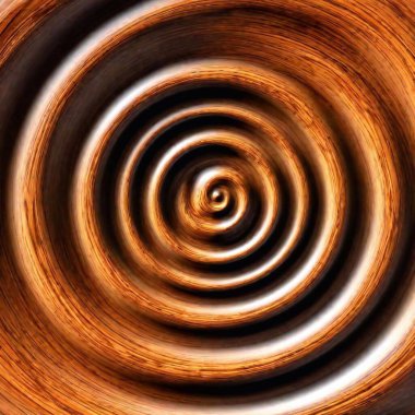 An extreme close-up of oak wood grain in a cartoon style, featuring exaggerated, swirling patterns and vibrant colors that bring a playful, animated quality to the natural texture. clipart