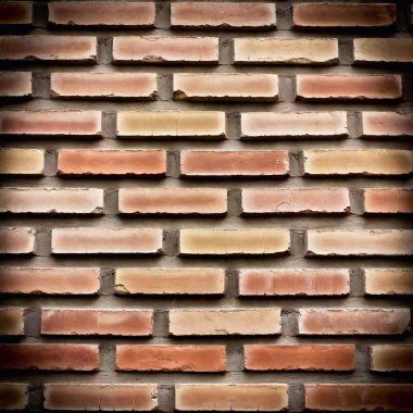 Craft a brick wall texture background with a vintage charm. Incorporate a variety of muted, earthy brick tones, and add subtle variations in brick alignment and mortar for a classic, timeless look clipart