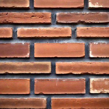 Craft a brick wall texture background with a vintage charm. Incorporate a variety of muted, earthy brick tones, and add subtle variations in brick alignment and mortar for a classic, timeless look clipart