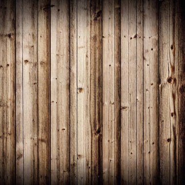 A high-resolution ultrarealistic image of an aged wooden plank wall. This digital photograph depicts vertical wooden planks, each detailed with natural grain patterns and slight imperfections like small knots and subtle scratches. The planks are clipart