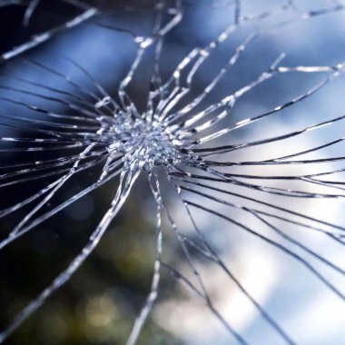 An extreme close-up of a cracked mirror with cryptic symbols etched into its surface. The deep focus captures both the eerie symbols and the jagged cracks, suggesting a broken reality clipart