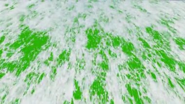 Yeşil ekran ateşi ve duman animasyonu