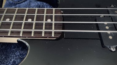 Bas Gitar, Masadaki Gitar Boş Arkaplan, Müzik Konsepti