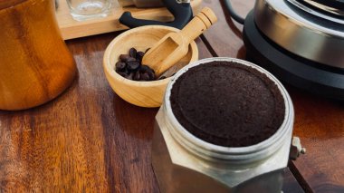 Kahve fincanı, kahve öğütücüsü, kahve öğütücüsü....,