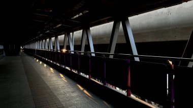 Şehirdeki tren istasyonu.