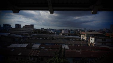 Barselona şehrinin manzarası