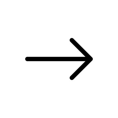 Ok simgesi logosu tasarımı. Web tasarımı için ok işareti ve sembol.