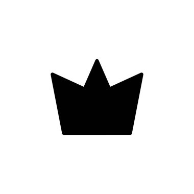 Crown ikon logo tasarımı. taç işareti ve sembol