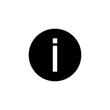 Bilgi simgesi logo tasarımı. İmza ve sembol hakkında. soru işareti simgesi