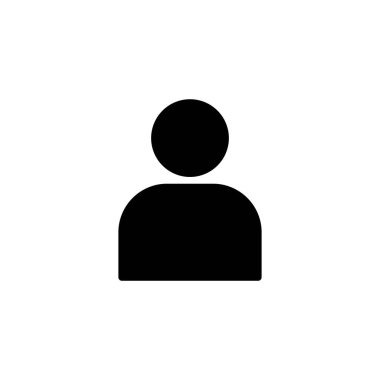 Kullanıcı simgesi logosu tasarımı. İmza ve sembol. insanlar simgesi. 