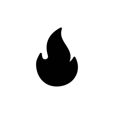 Ateş simgesi logosu tasarımı. ateş işareti ve sembol