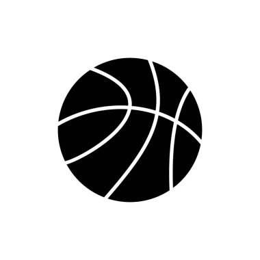 Basketbol ikonu logosu tasarımı. Basketbol tabelası ve sembol
