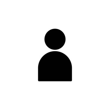 Kullanıcı simgesi logosu tasarımı. İmza ve sembol. insanlar simgesi. 