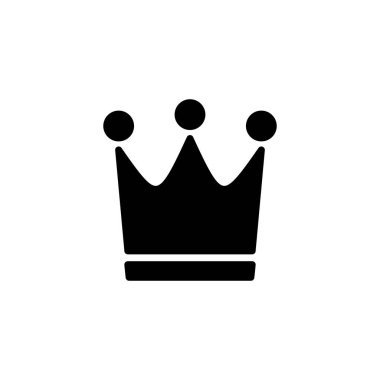 Crown ikon logo tasarımı. taç işareti ve sembol