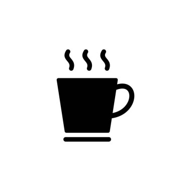 Kahve fincanı logosu tasarımı. Kahve işareti ve sembol.