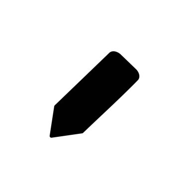 Kalem simgesi logosu tasarımı. Kalem işareti ve sembol. Simge vektörünü düzenle