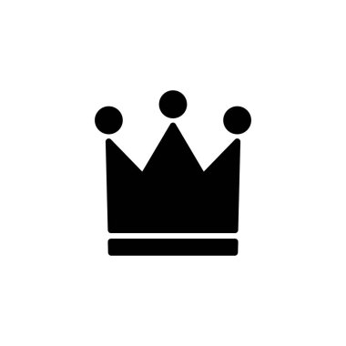 Crown ikon logo tasarımı. taç işareti ve sembol