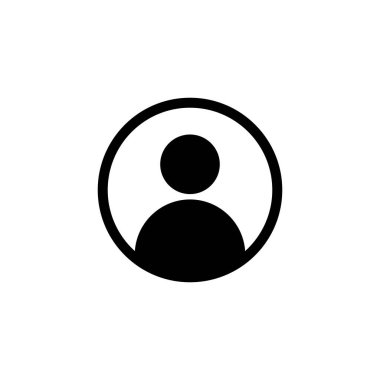 Kullanıcı simgesi logosu tasarımı. İmza ve sembol. insanlar simgesi. 